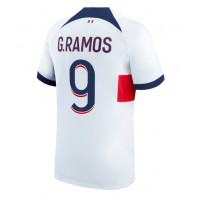 Stroje piłkarskie Paris Saint-Germain Goncalo Ramos #9 Koszulka Wyjazdowej 2023-24 Krótki Rękaw